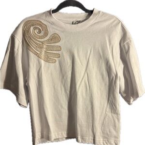 NWT - & Other Stories - Embroidered Boxy T-Shirt (XS)